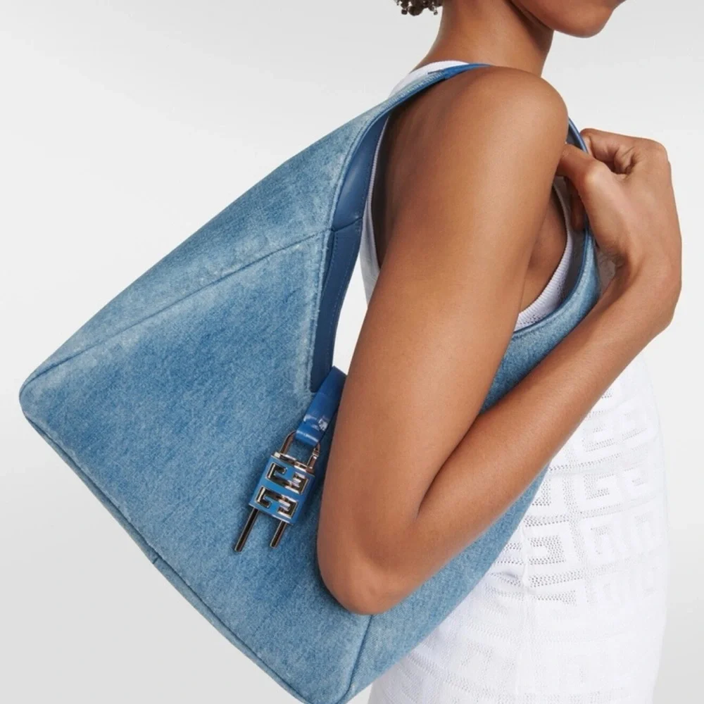 NWT Givenchy Denim Hobo Bag